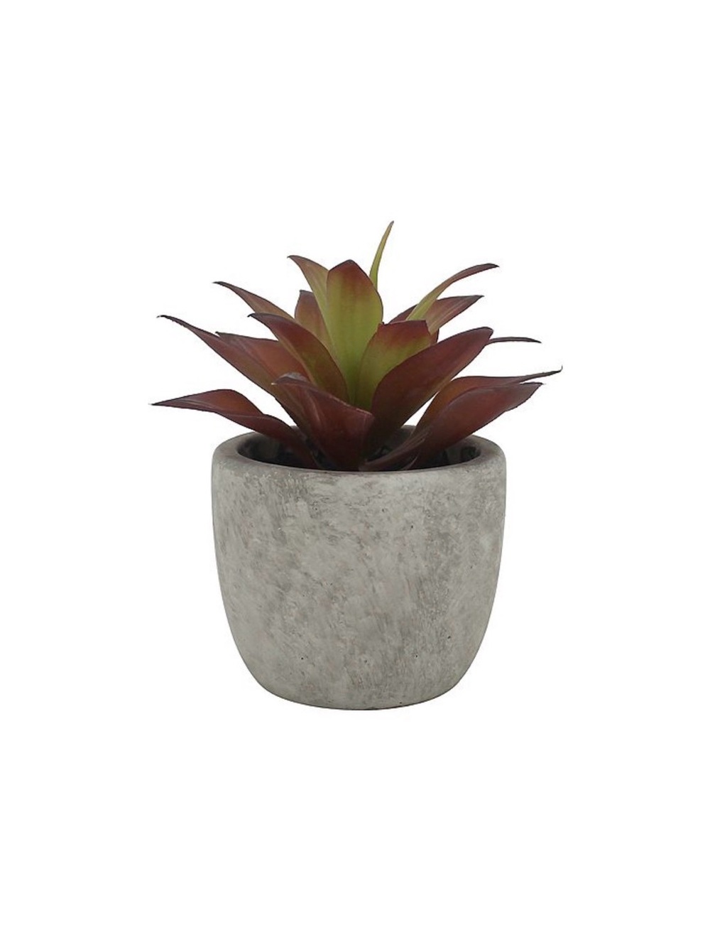 Artificial Succulent - Green and Purple Faux Plant